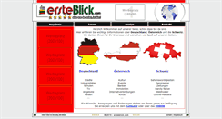 Desktop Screenshot of ersteblick.com